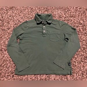 Vineyard Vines Green Long Sleeve Polo Shirt Boys 7